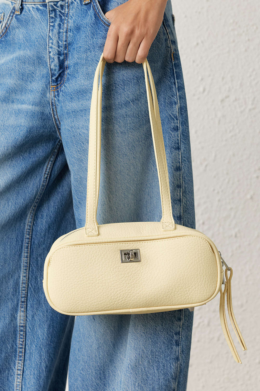 Faux Leather Tote Bag