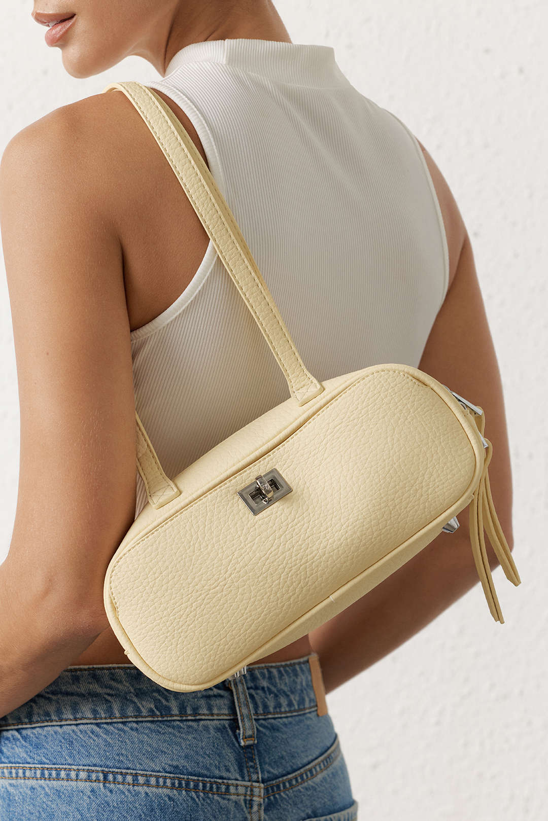 Faux Leather Tote Bag - Image 3