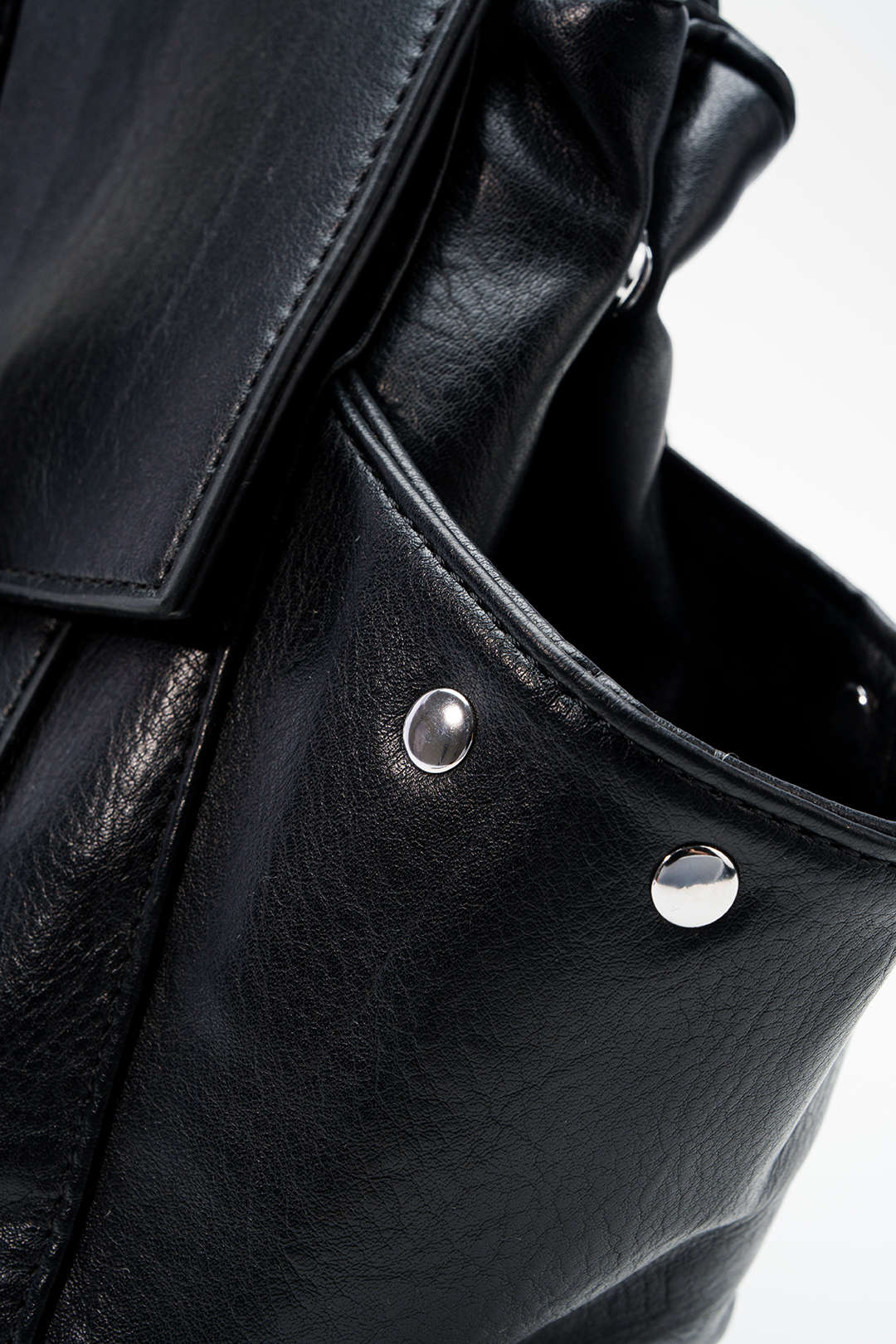 Faux Leather Shoulder Bag - Image 3