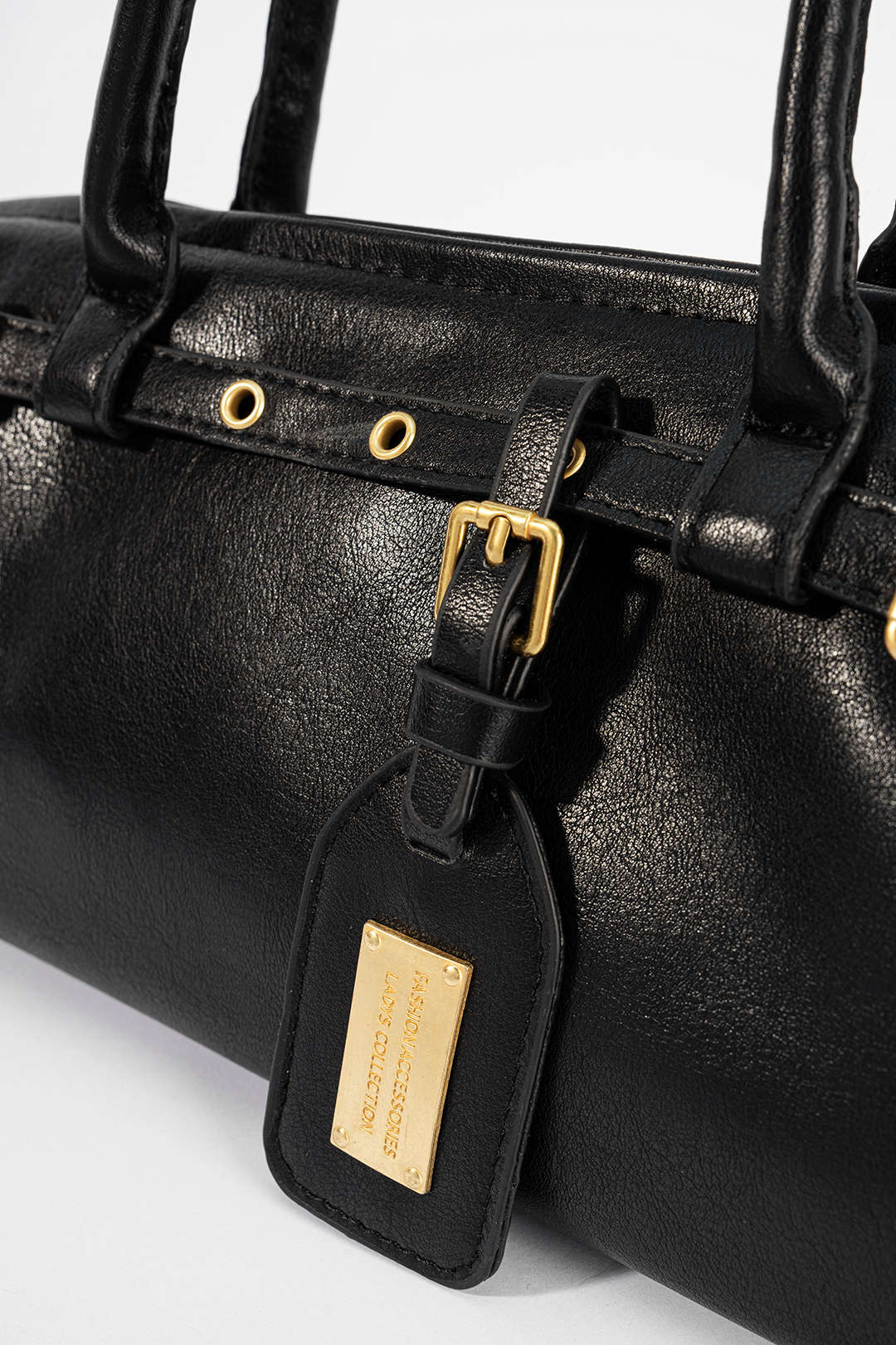 Faux Leather Shoulder Bag - Image 3