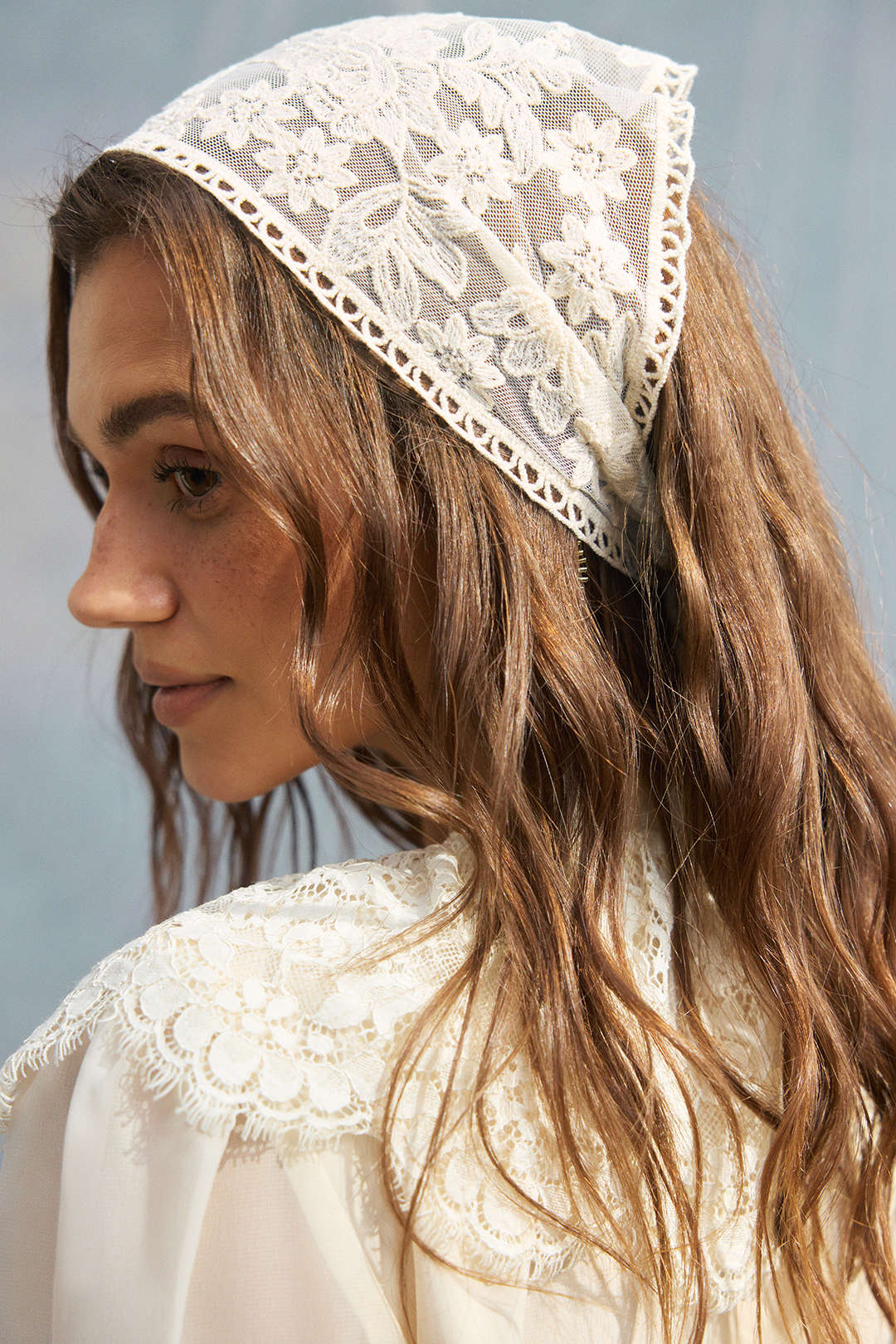 Floral Lace Scarf