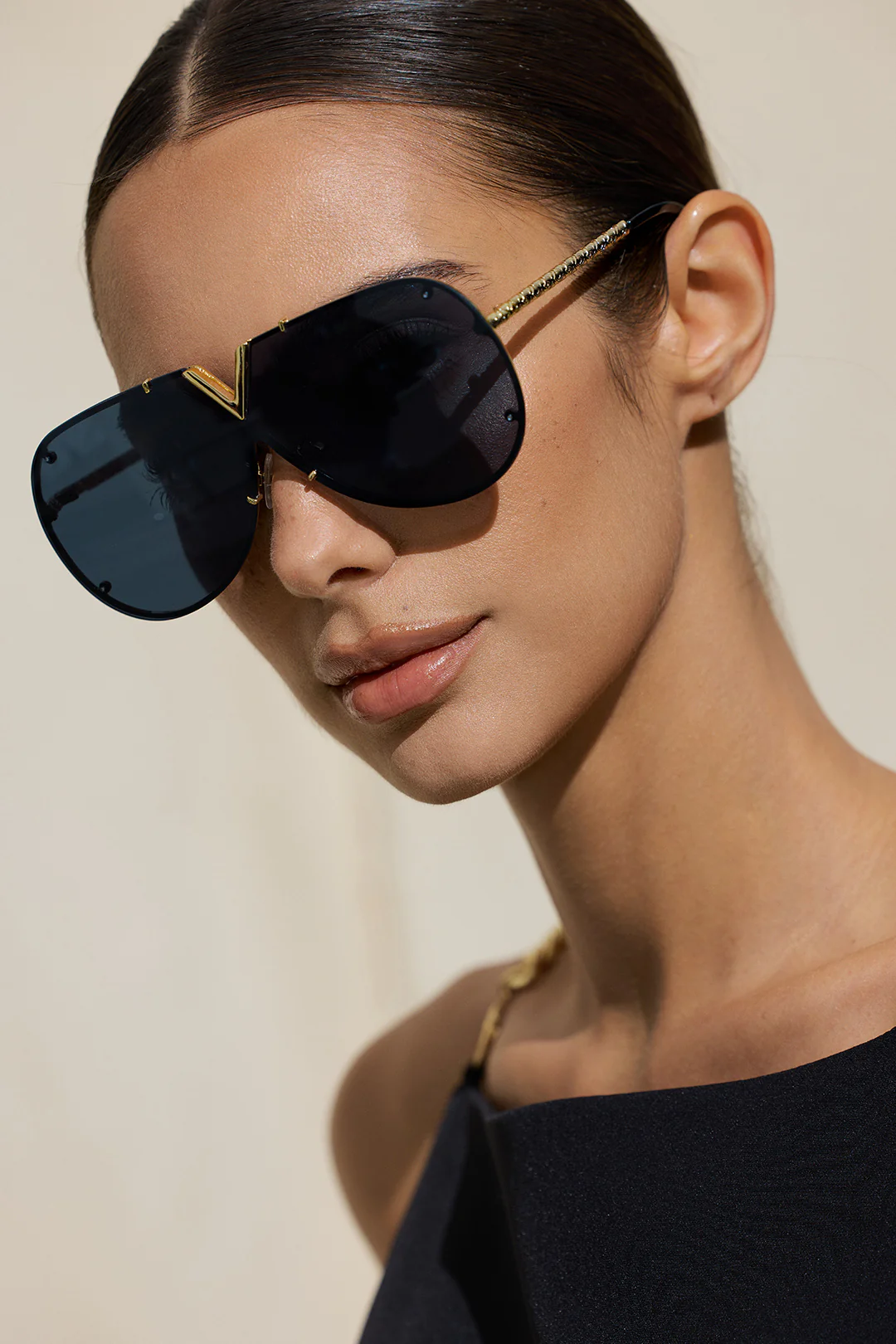 Alloy Frameless Sunglasses - Image 4