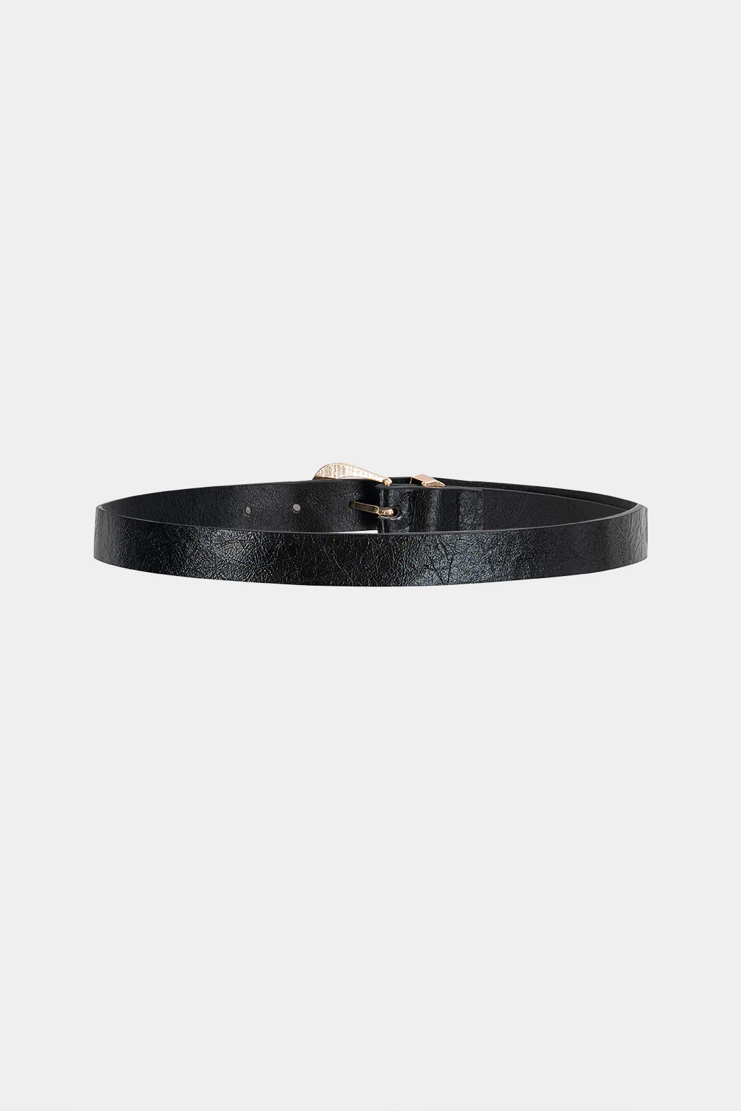 Faux Leather Textured Belt - Image 2