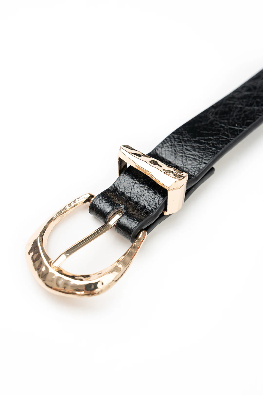 Faux Leather Textured Belt - Image 3