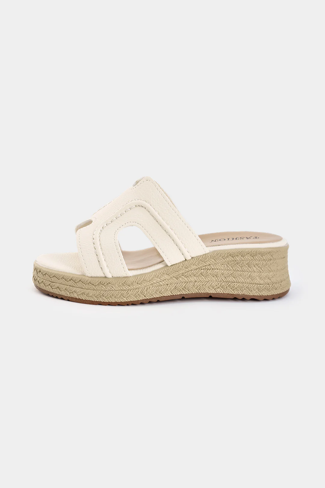 Open Toe Cut Out Flats