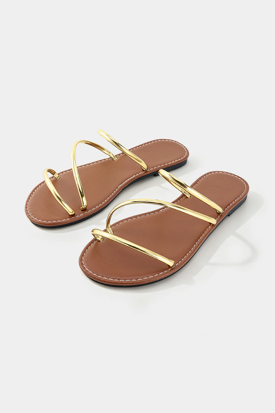 Strappy Round Flats - Image 3