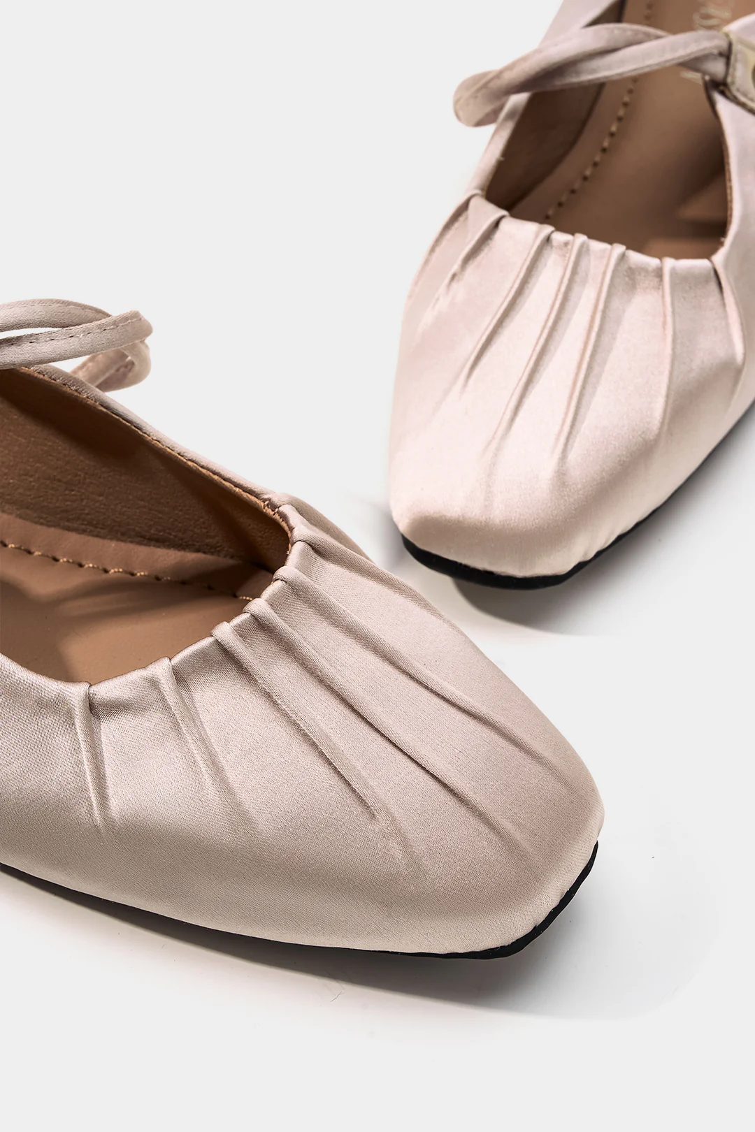 Leather Metallic Flats - Image 2