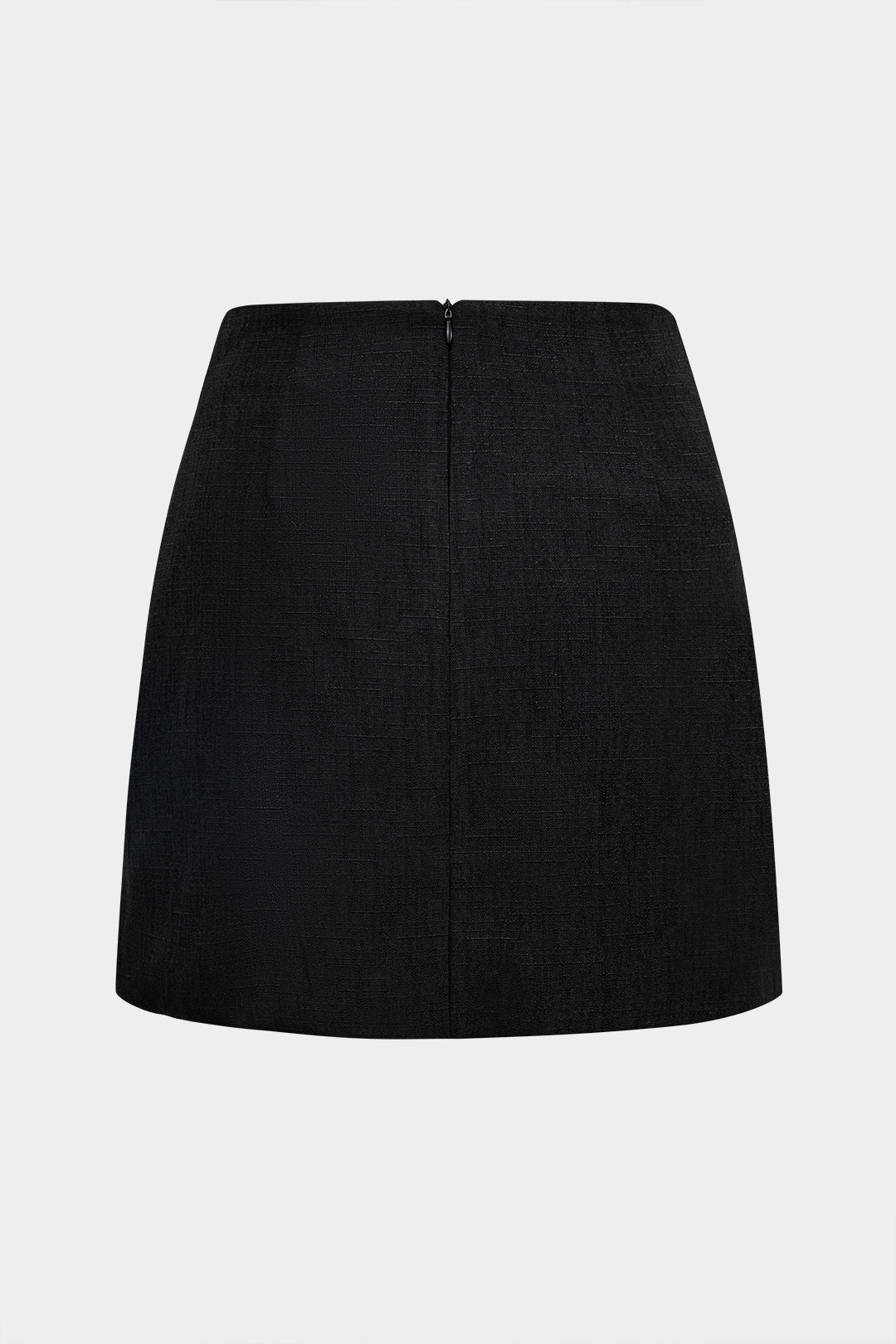 Faux Leather Button Mini Skirt - Image 8