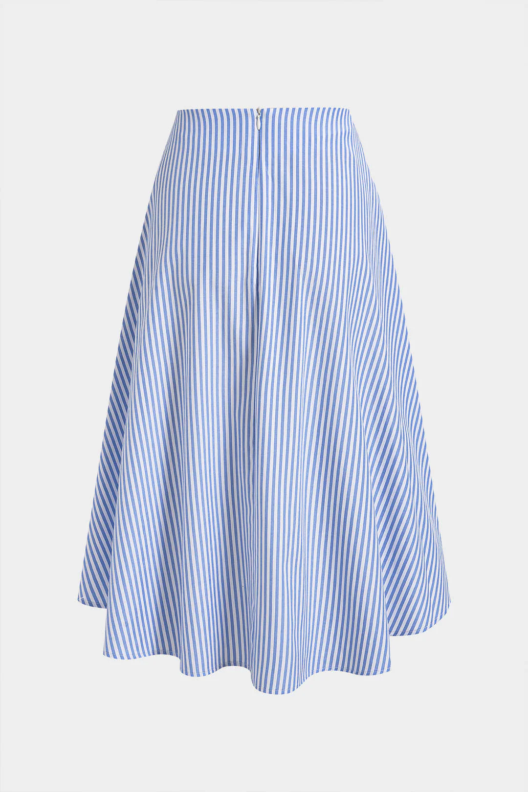 Stripes Print Tie-Up Ruched Skirt - Image 2