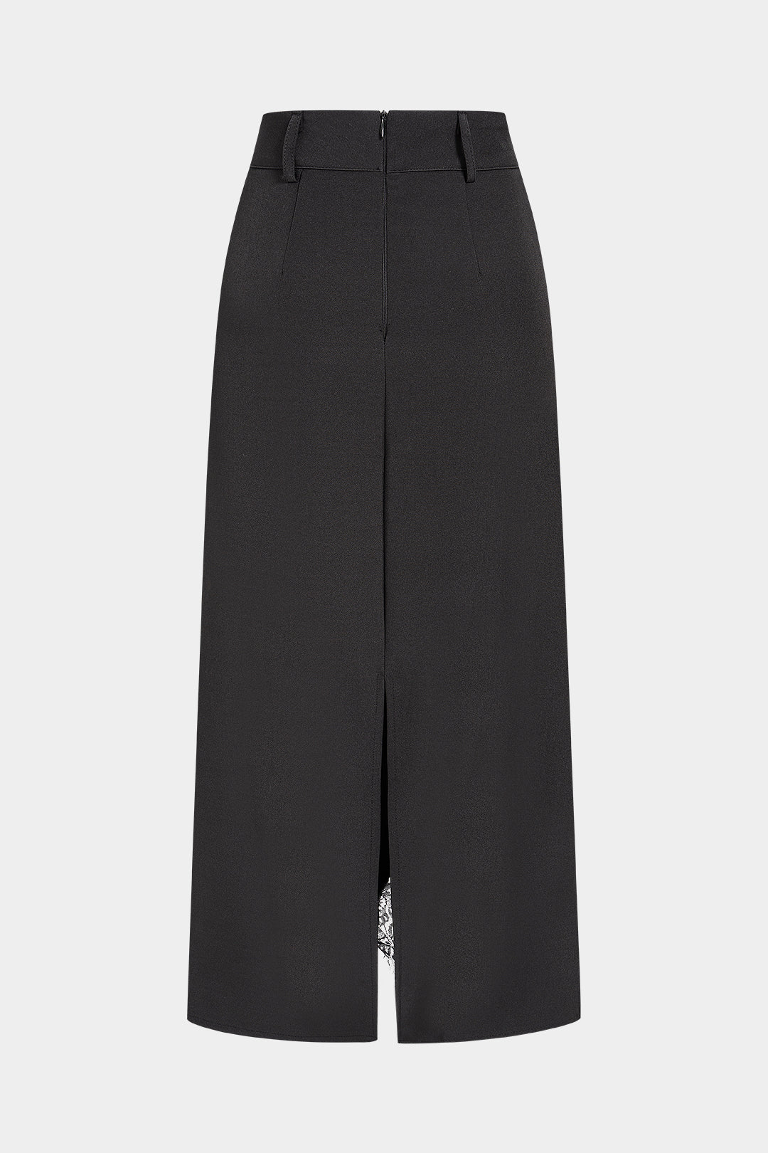 Lace Trim Slit Skirt - Image 2
