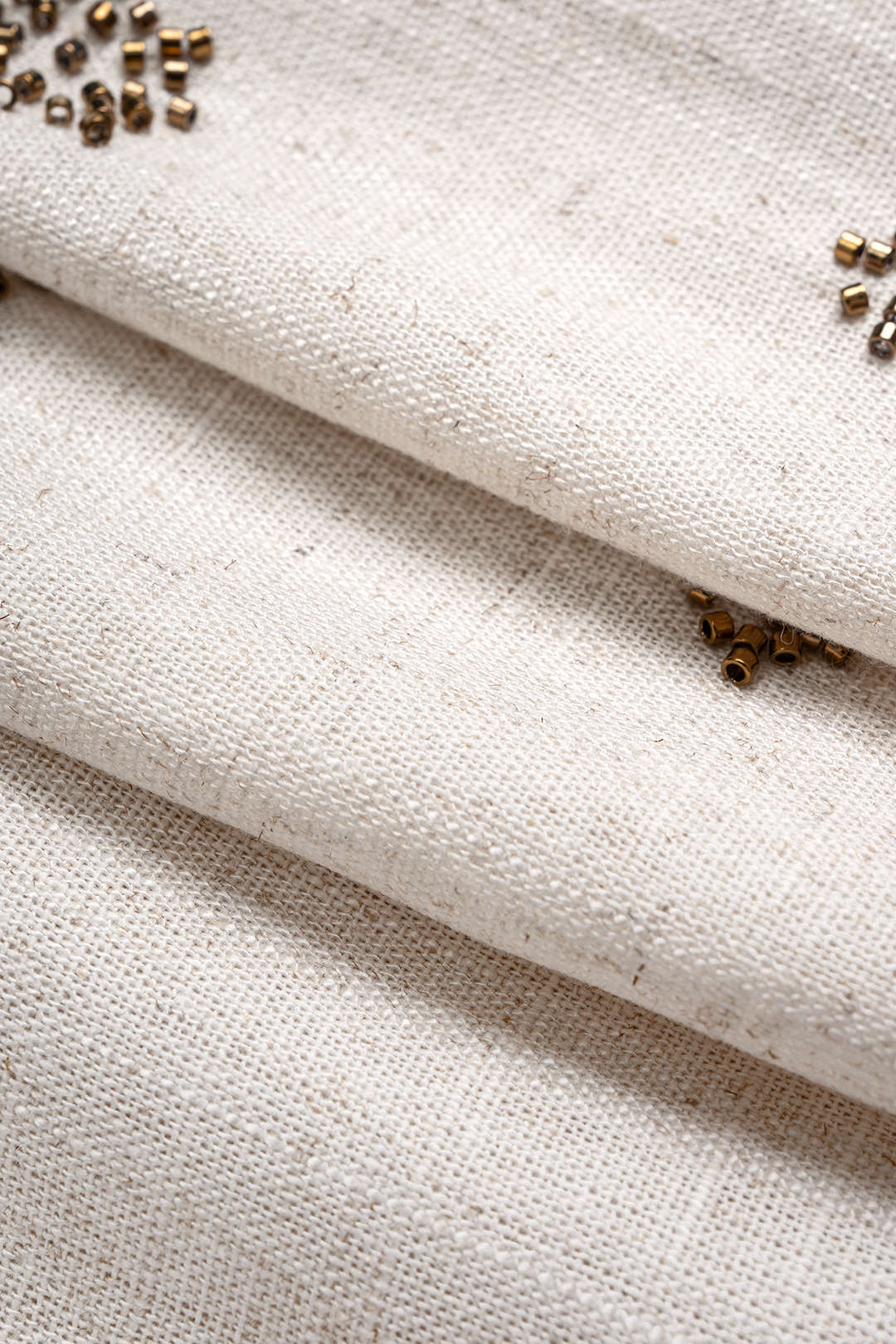 Linen Beaded Skirt - Image 4