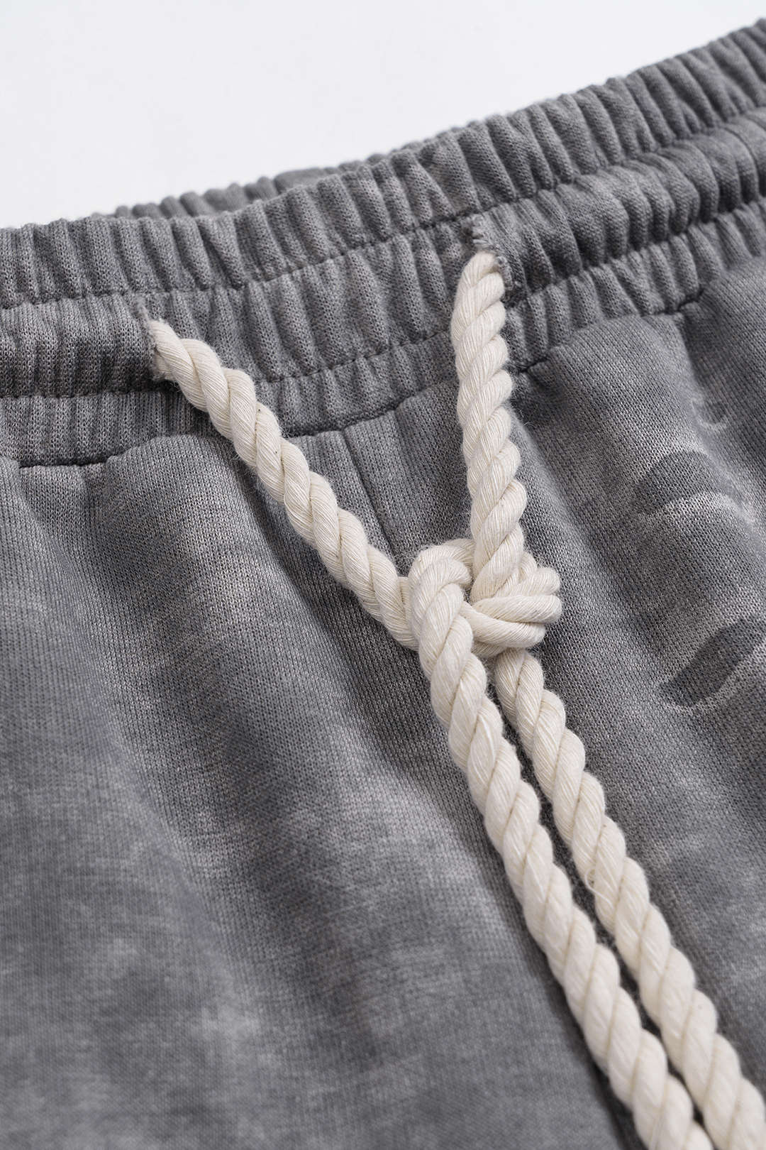 Washed Tie-Up High Waist Shorts - Image 13