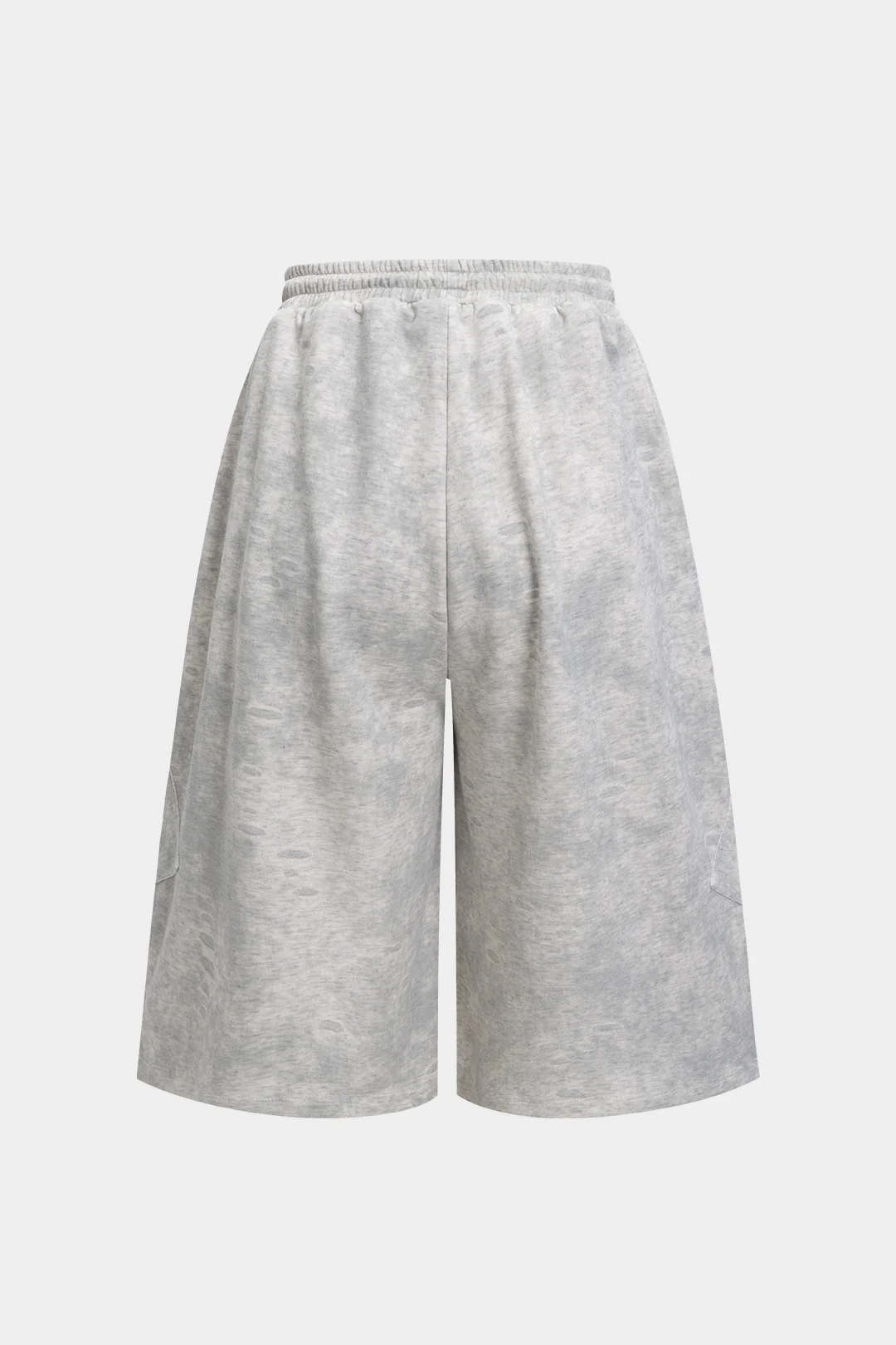 Washed Tie-Up High Waist Shorts - Image 7