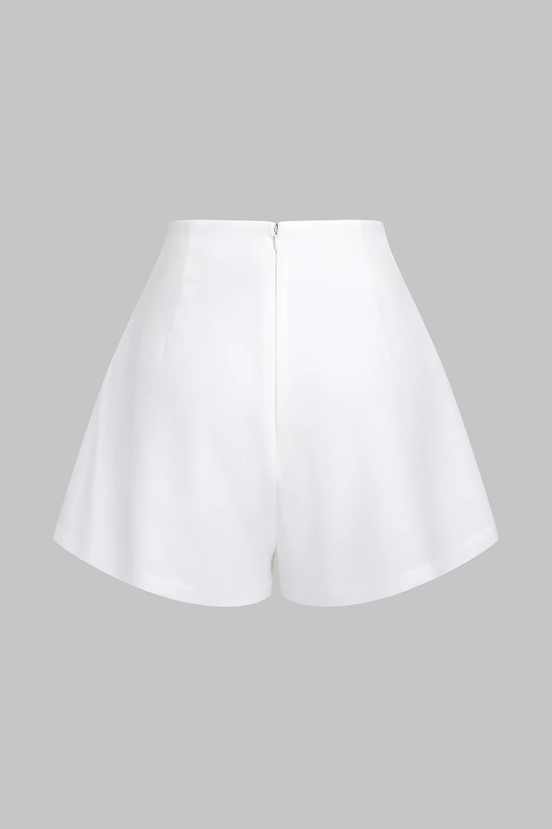 Geometric Print Tie-Up Wide Leg Shorts - Image 2