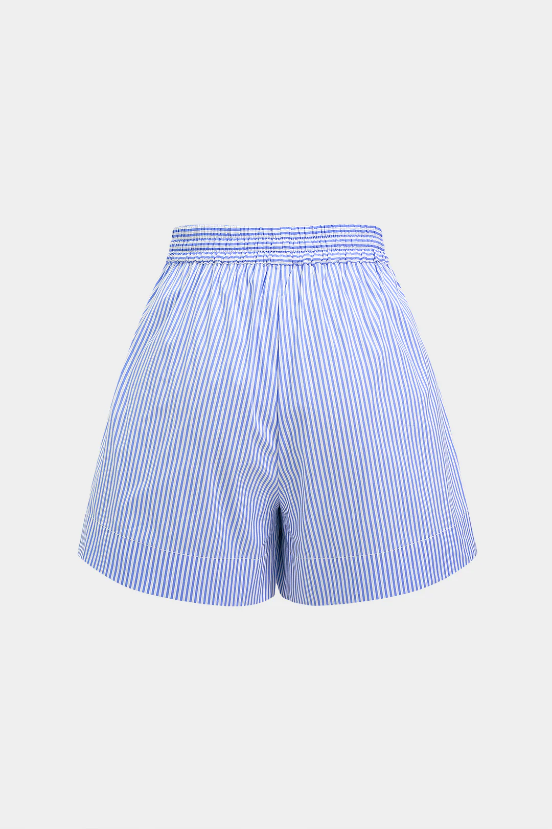 Asymmetrical Embroidery Rhinestone Tie-Up Wide Leg Shorts - Image 2