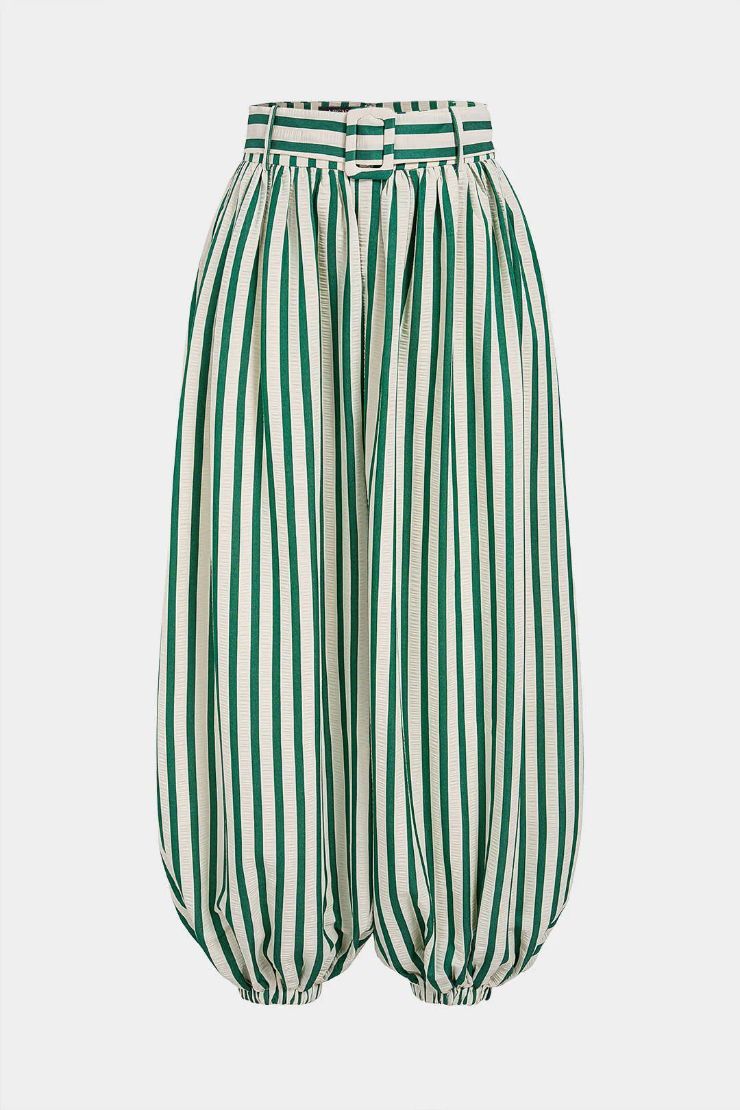 Stripes Print Balloon Pants