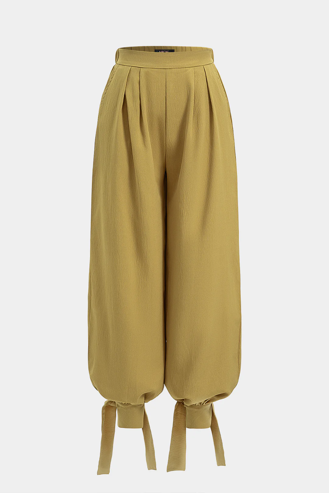 Ruched Bow Lantern Pants - Image 2