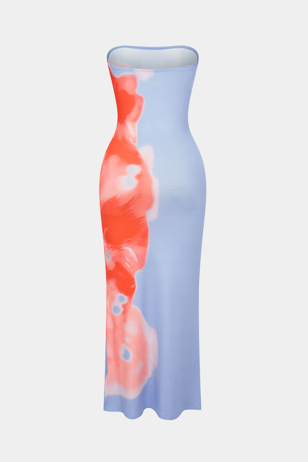 Flower Print Slit Maxi Dress - Image 2