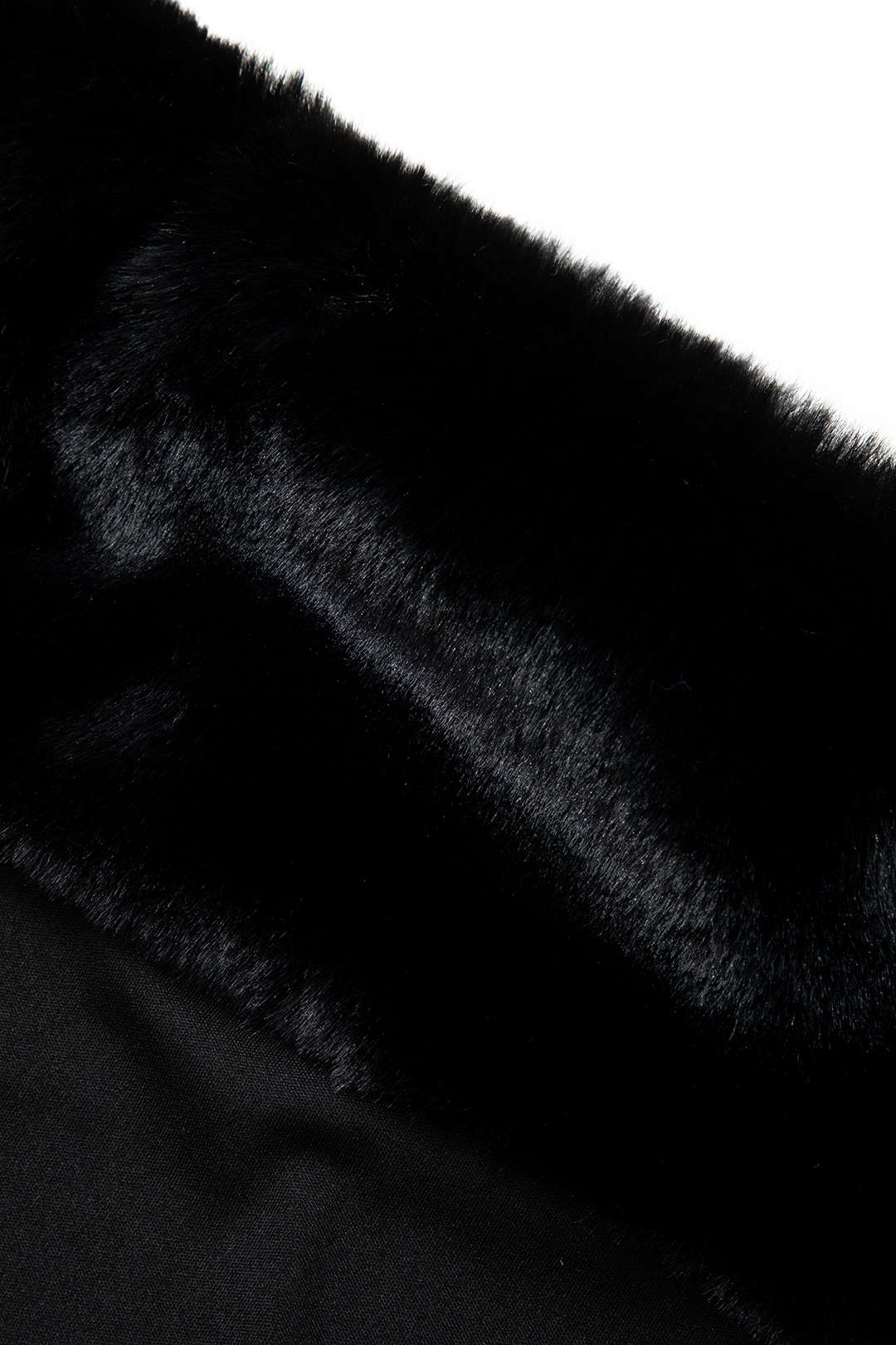 Faux Fur Trim Off Shoulder Mini Dress - Image 4