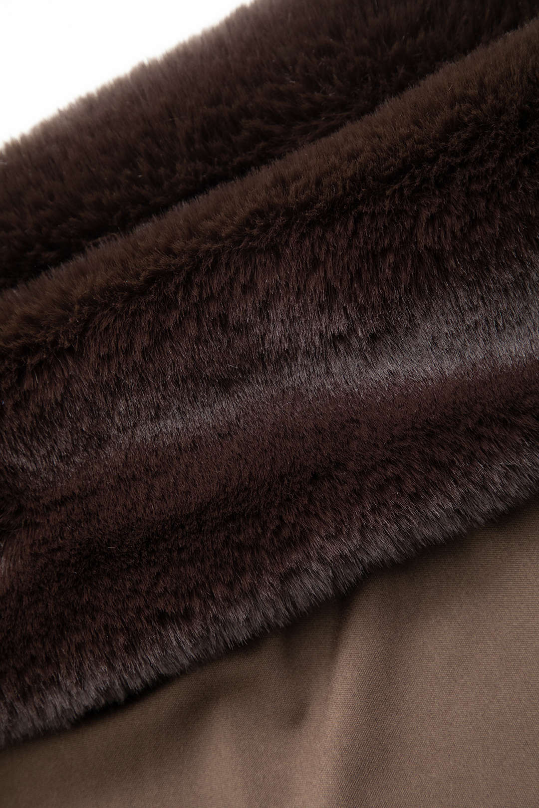 Faux Fur Trim Off Shoulder Mini Dress - Image 8