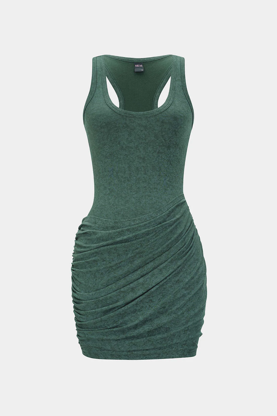 Ruched Tank Sleeveless Mini Dress - Image 10