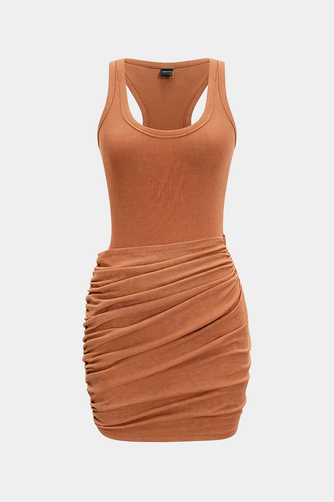 Ruched Tank Sleeveless Mini Dress - Image 12