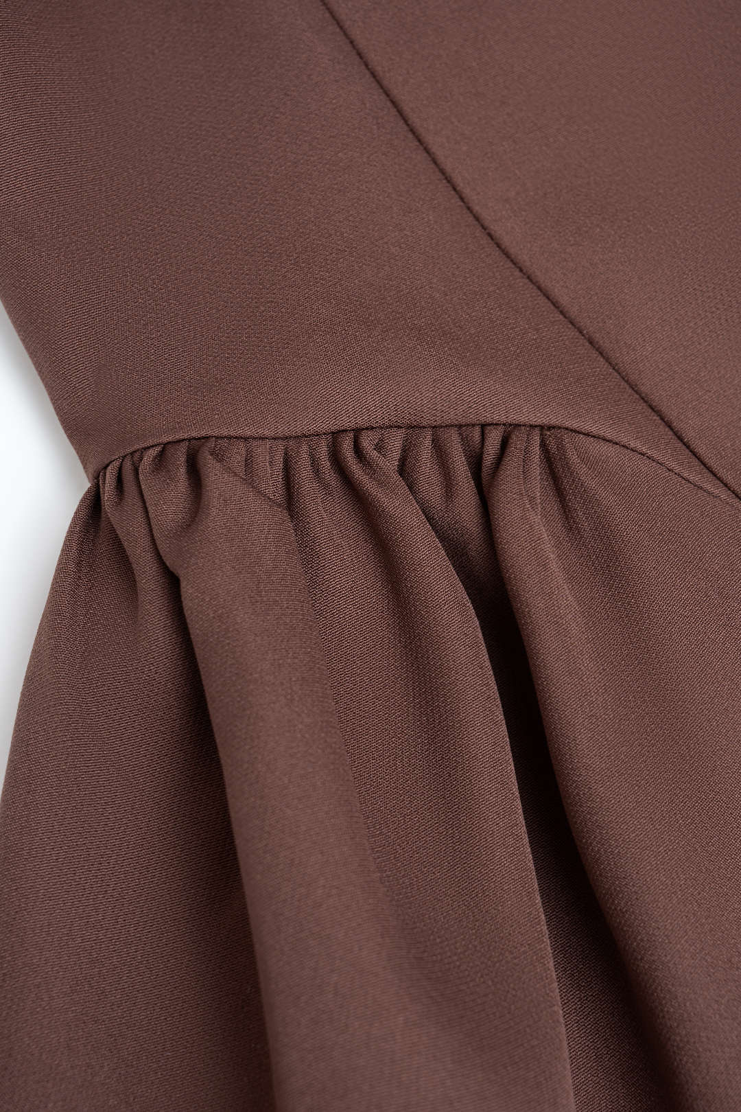 Mock Neck Button Ruched Sleeveless Mini Dress - Image 5