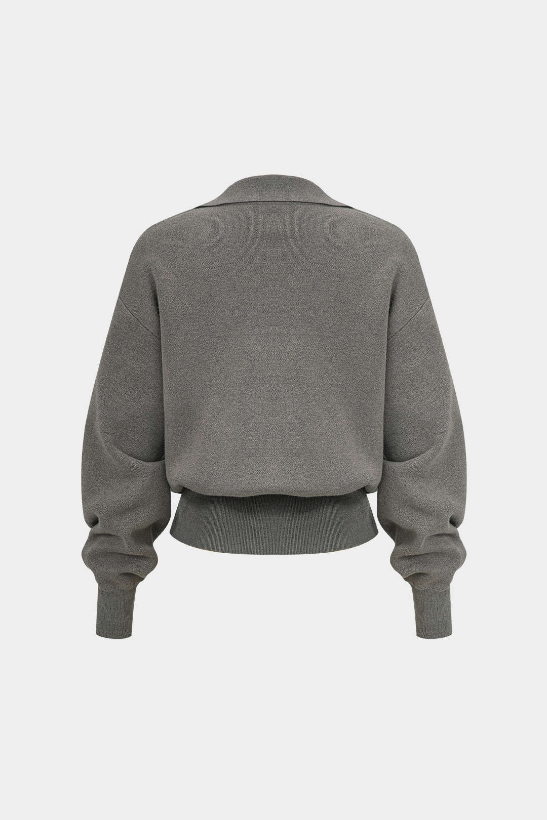 Solid Knit Pocket Cardigan - Image 2