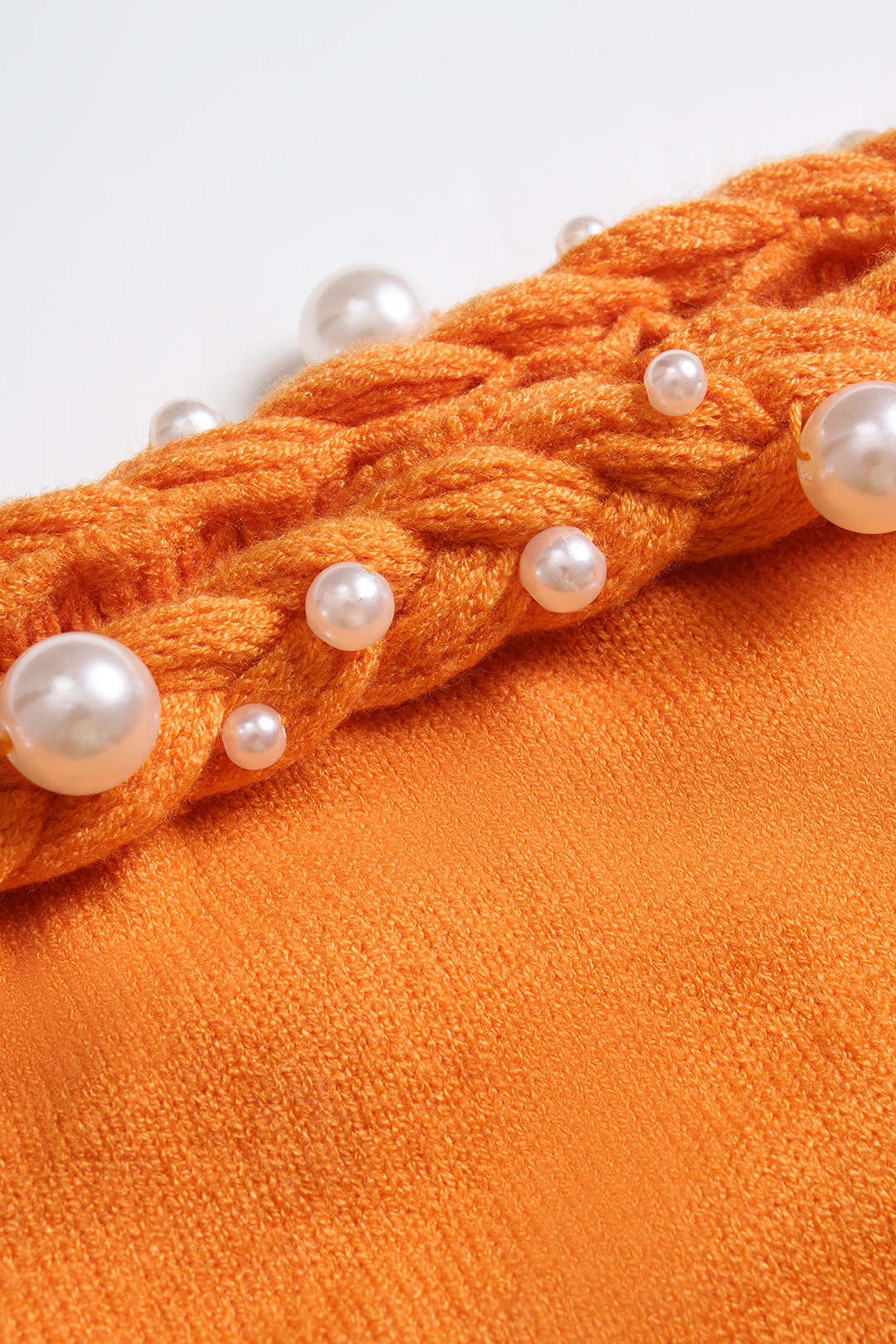 Knit Pearls Tie-Up Skirt - Image 3