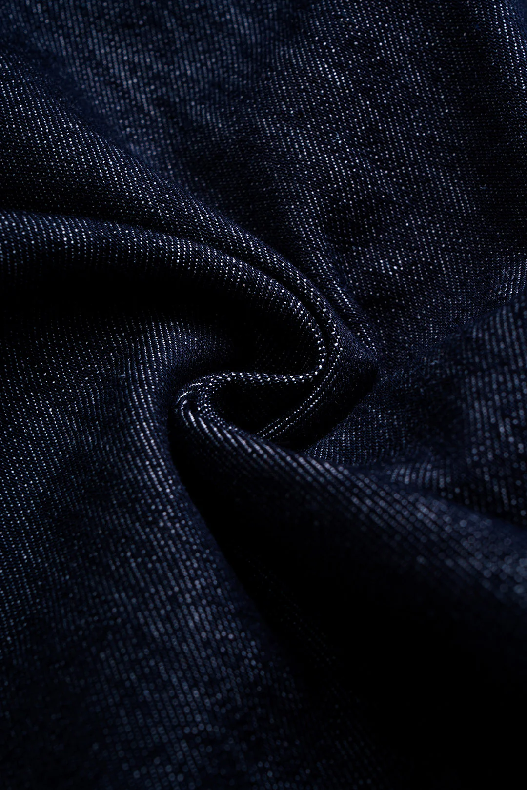 Denim Patchwork Satin Tie-Up Short Sleeve Mini Dress - Image 6