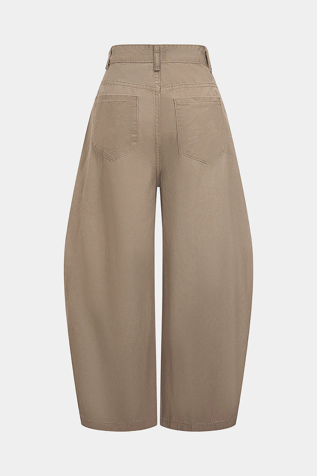 Denim Letter Print Barrel Jeans - Image 2
