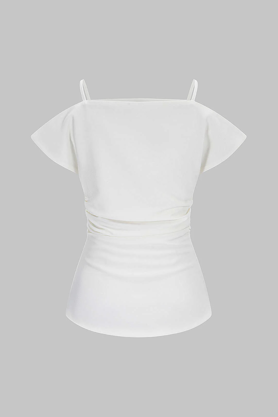 Solid Ruched Top - Image 5