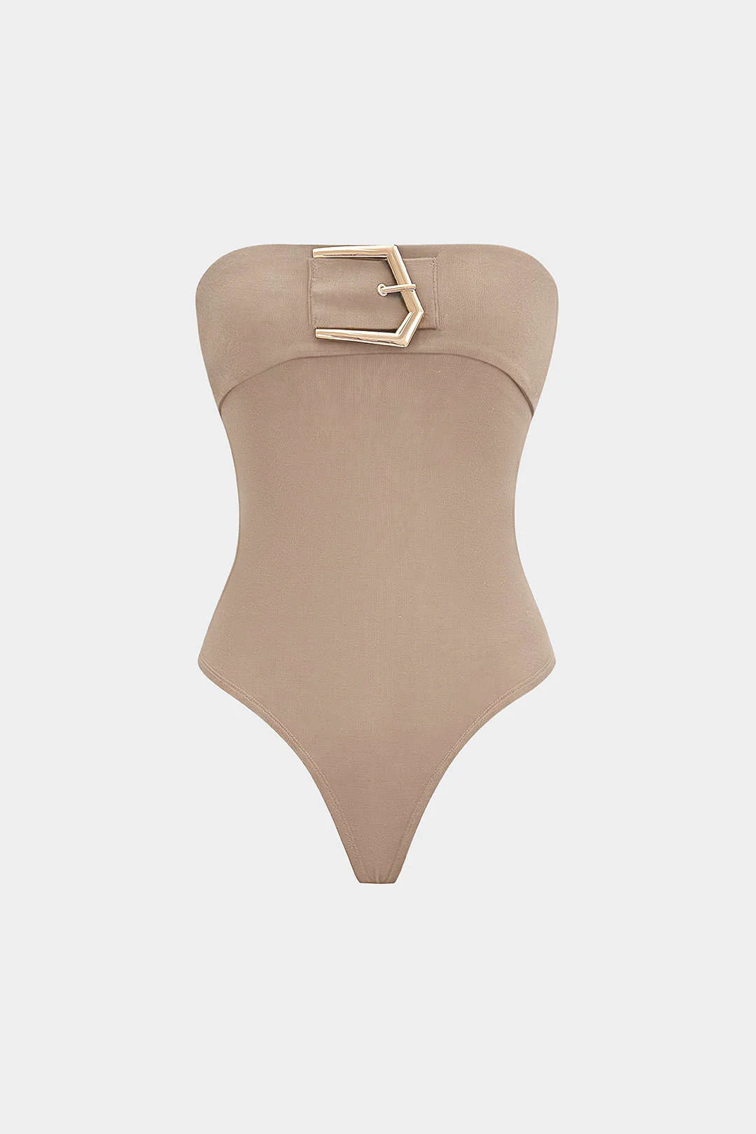 Metallic Strapless Sleeveless Bodysuit - Image 6