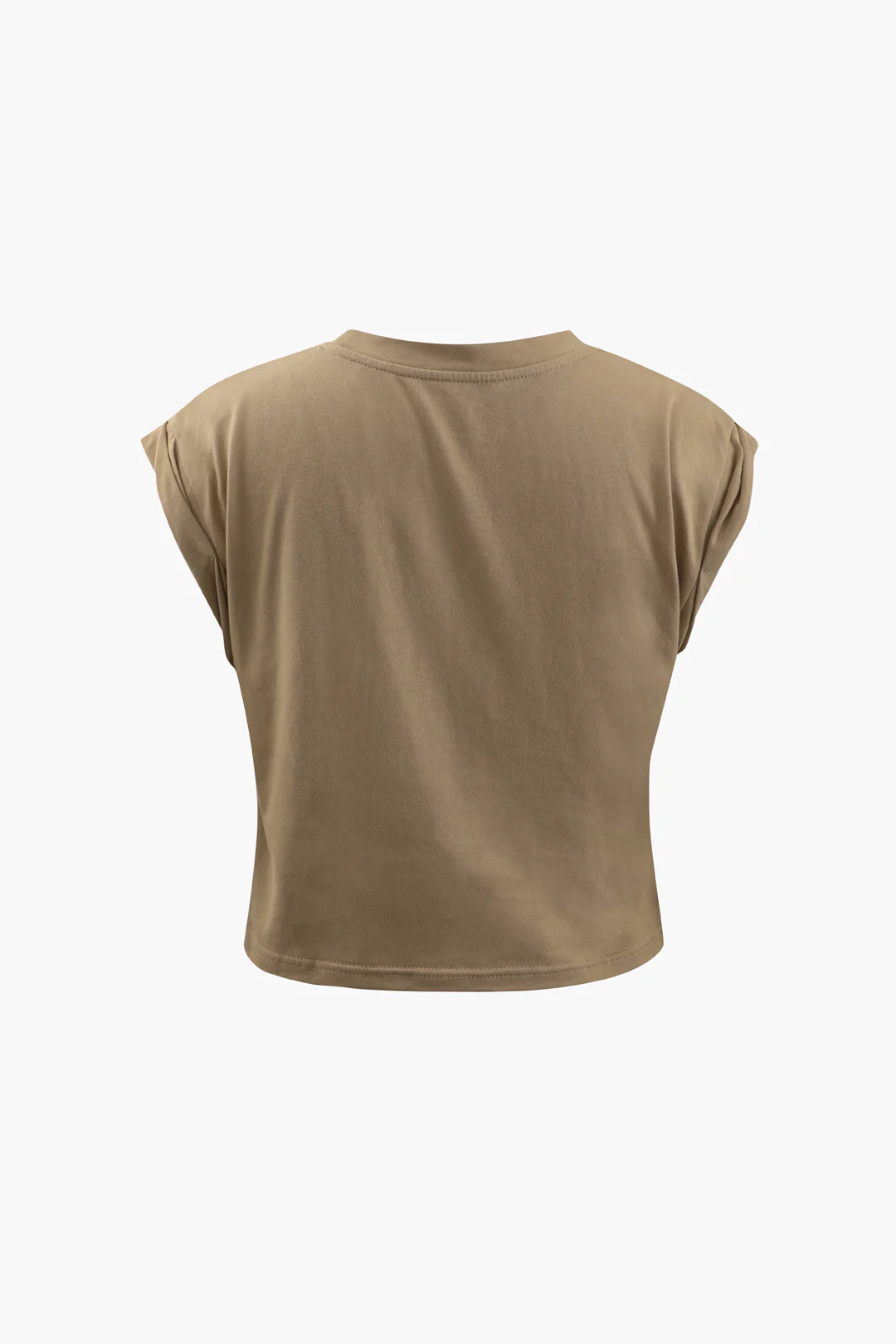 Flower Print Hem Knotted Short Sleeve T-Shirt - Image 13