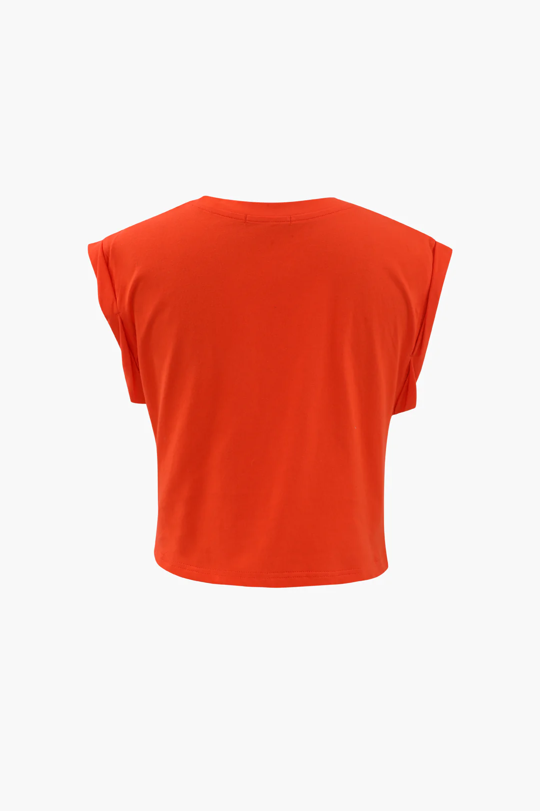 Flower Print Hem Knotted Short Sleeve T-Shirt - Image 17
