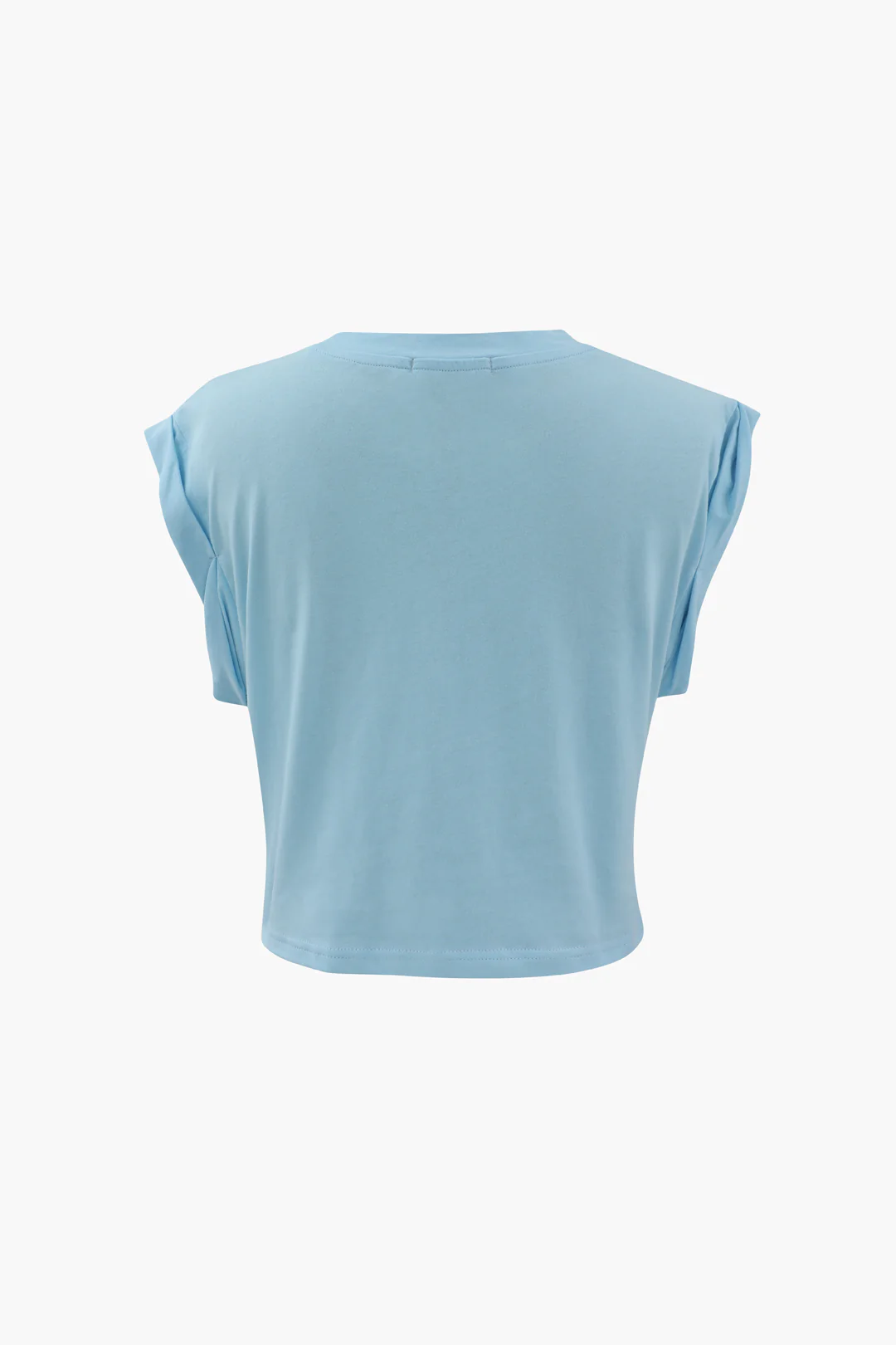 Flower Print Hem Knotted Short Sleeve T-Shirt - Image 23