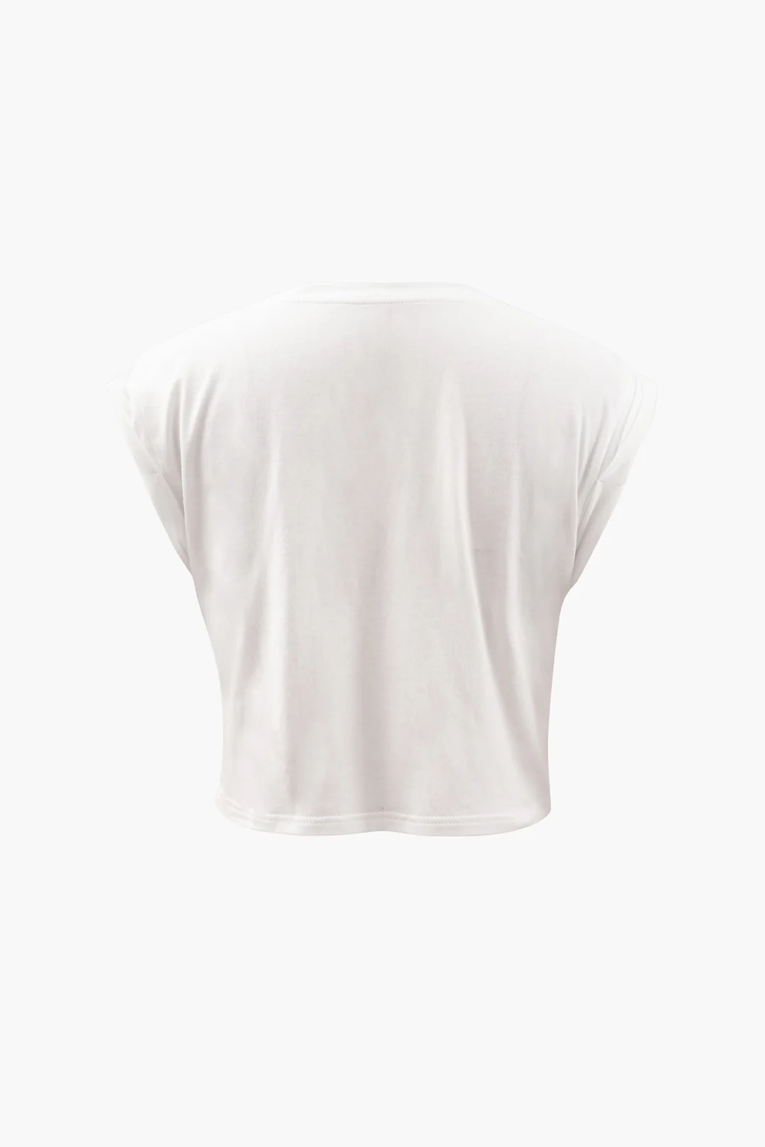 Flower Print Hem Knotted Short Sleeve T-Shirt - Image 9