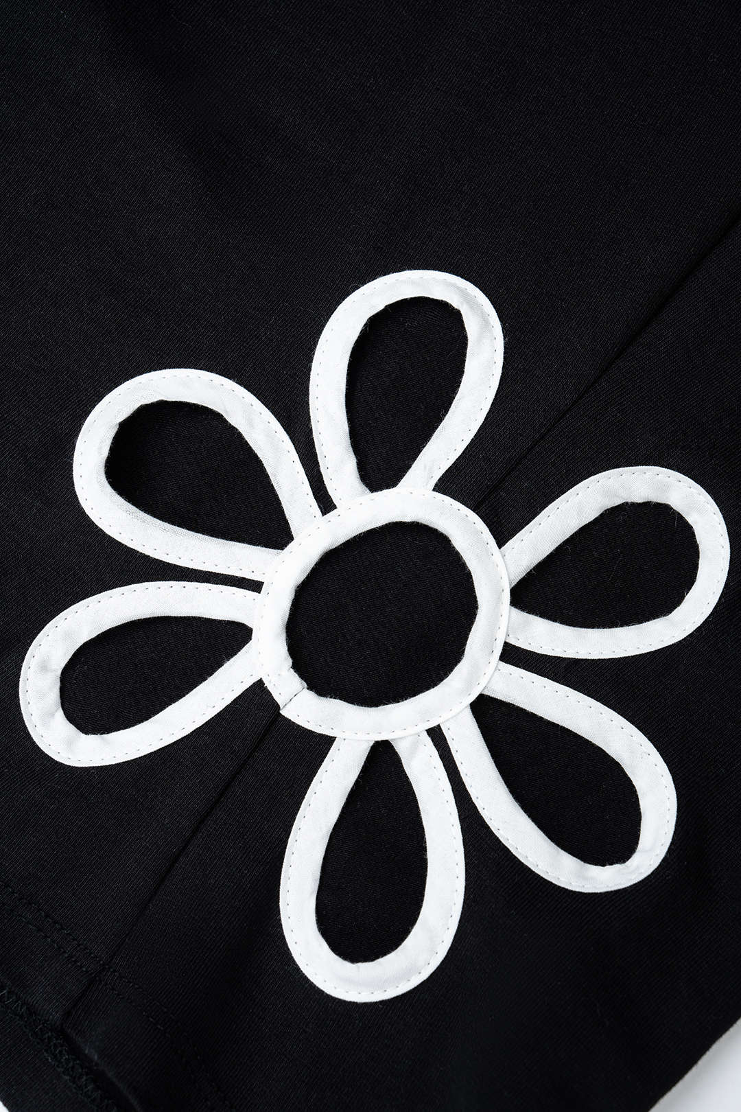 One Shoulder Floral Cut Out T-Shirt - Image 4