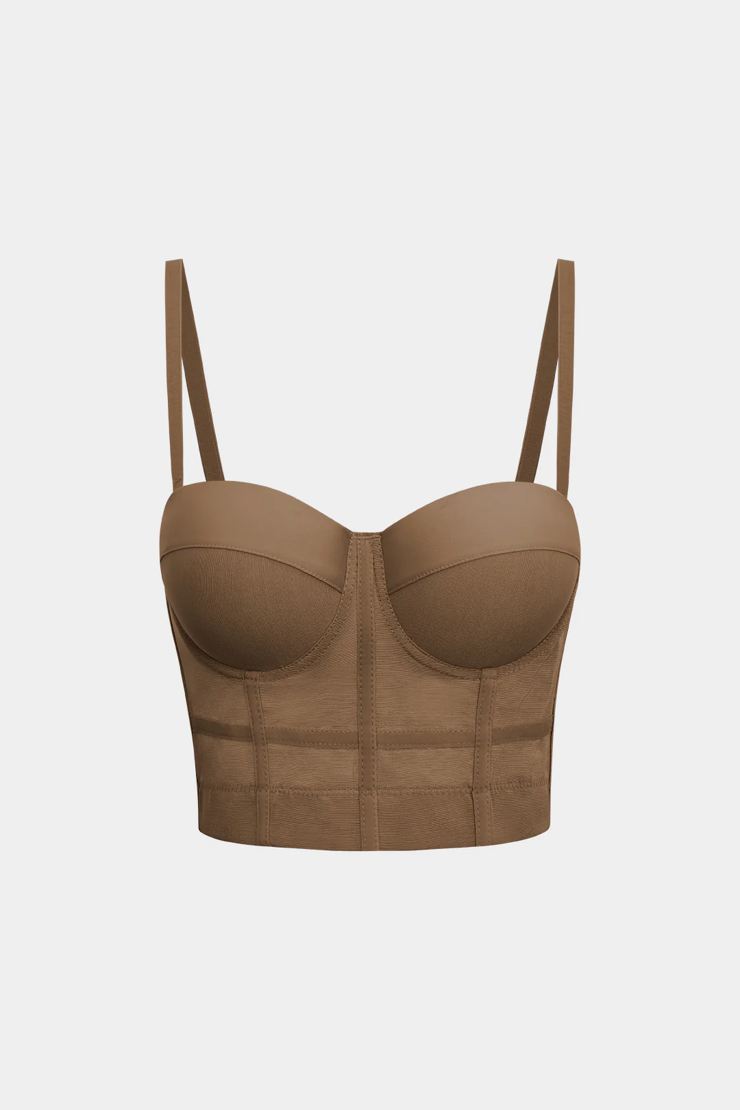 Mesh Underwire Bustier Top - Image 3