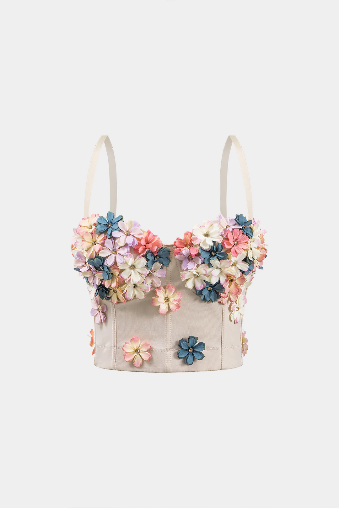 3D Embroidery Slip Cami Top - Image 3