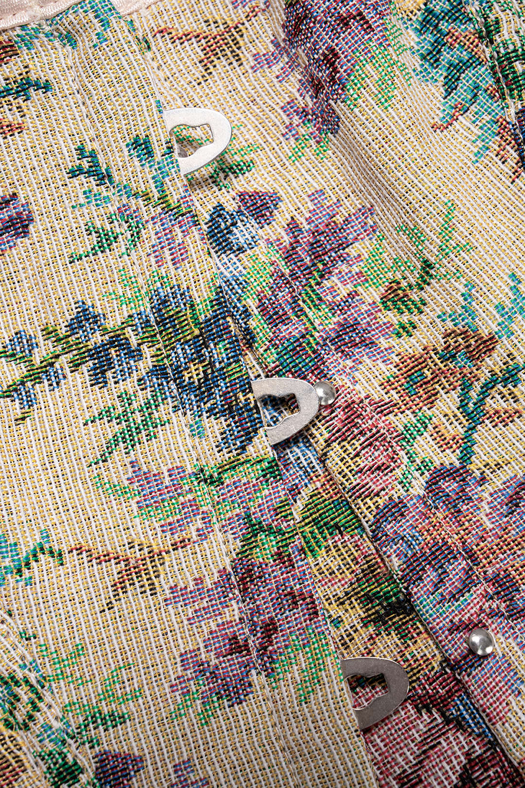 Jacquard Halter Tie Back Backless Cami Top - Image 11