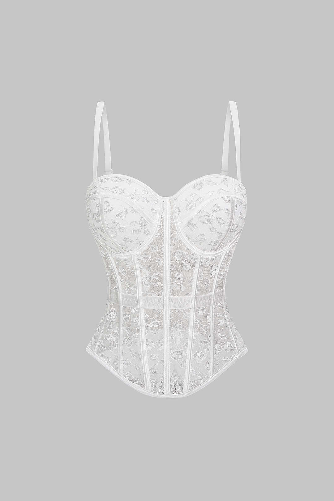 Lace Corset Buckle Cami Top - Image 6