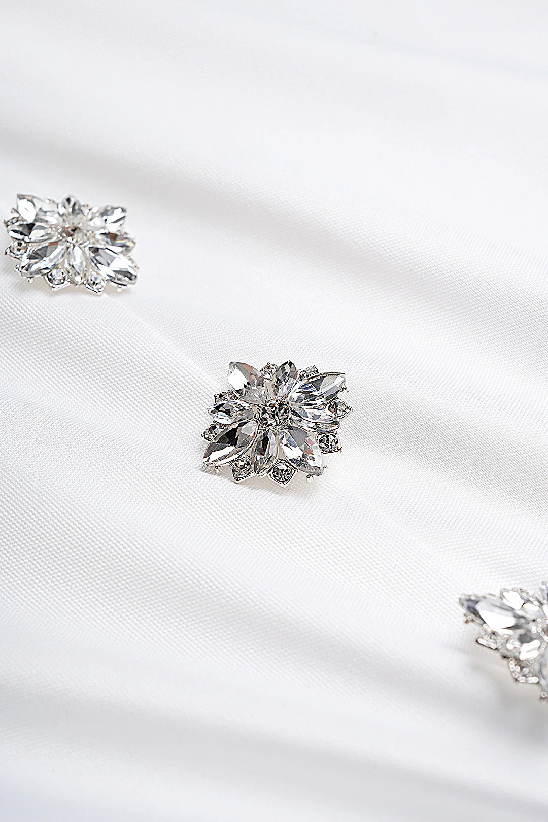 Slit Rhinestone Button Tube Top - Image 3